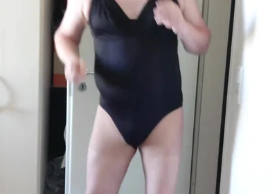 Funny Dance in Body and Tights