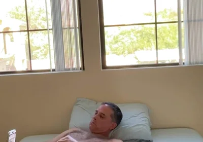 Some Lucky Lady Got a Close up of a Big Fat Dripping Cock