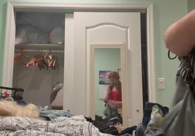 Sissy changing outfits