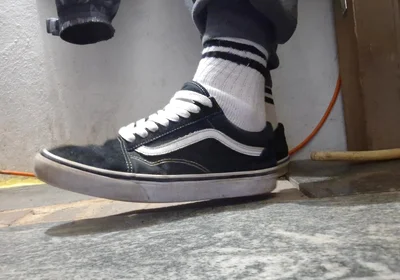 My Vans Skate Shoes and White Socks a Compilation of Videos Where I Play with Them.