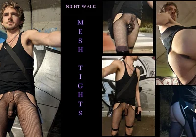 Mesh Tights - Night Walk