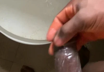 Trying to Make My Dick Horny Dick Cum