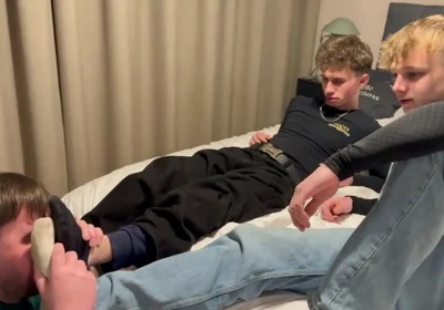 German master boys dirty stinky socks and feet