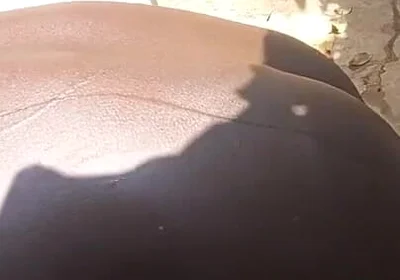 Sneaked; to Shower in My Neighbor's Outdoor Bathroom While I Become Horny