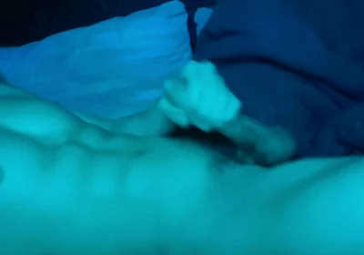 Young Muscular Hot Guy Masturbates at Night While No One Is at the Dacha