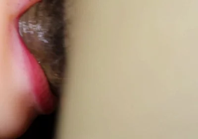 Very Close-up of Plunging a Penis Into a Wet Mouth