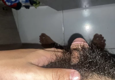 Solo Masturbation by the Closet