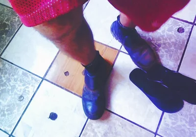 POV Wearing Boots