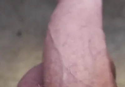 My Friend Is Sitting in the Chair and Playing with His Cock Means He Is Riding a Dildo