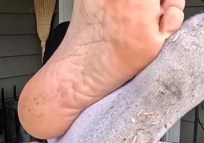I Show off My Dirty Socks and Feet
