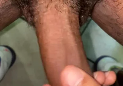 Handjob while using bel air jordans