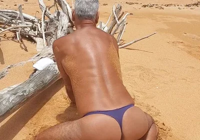 Ladysilva in Bikini on the Beach Very Sexy Her Hot Ass