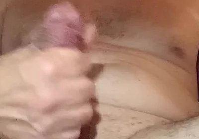 Fit Old Man Masturbating After Workout