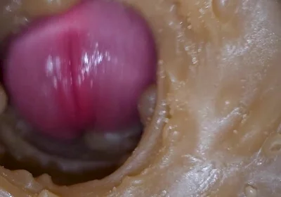 Precum Squirting in My Pussy Toy Camera in Vagina 4K. Extreme Close up!