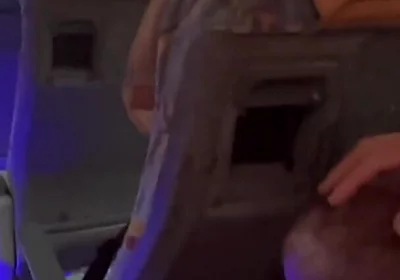 Blowjob From a Stranger on the Bus and a Huge Cumshot in a Hotel