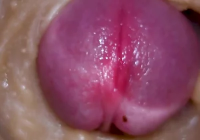 Extreme Close up! Injecting a Large Dose of Sperm Pussy Toy Camera 4K