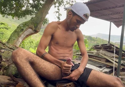 Fucking with My Sex Toy Behind an Abandoned House