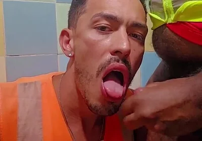 Married Employee Picking up His Colleague in the Bathroom