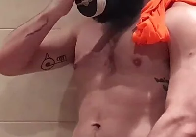 Stepdaddy Loves to Sniff Himself After His Training.