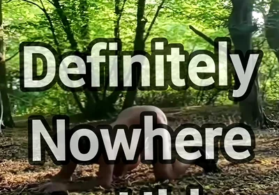 Ass up in Public Woodland